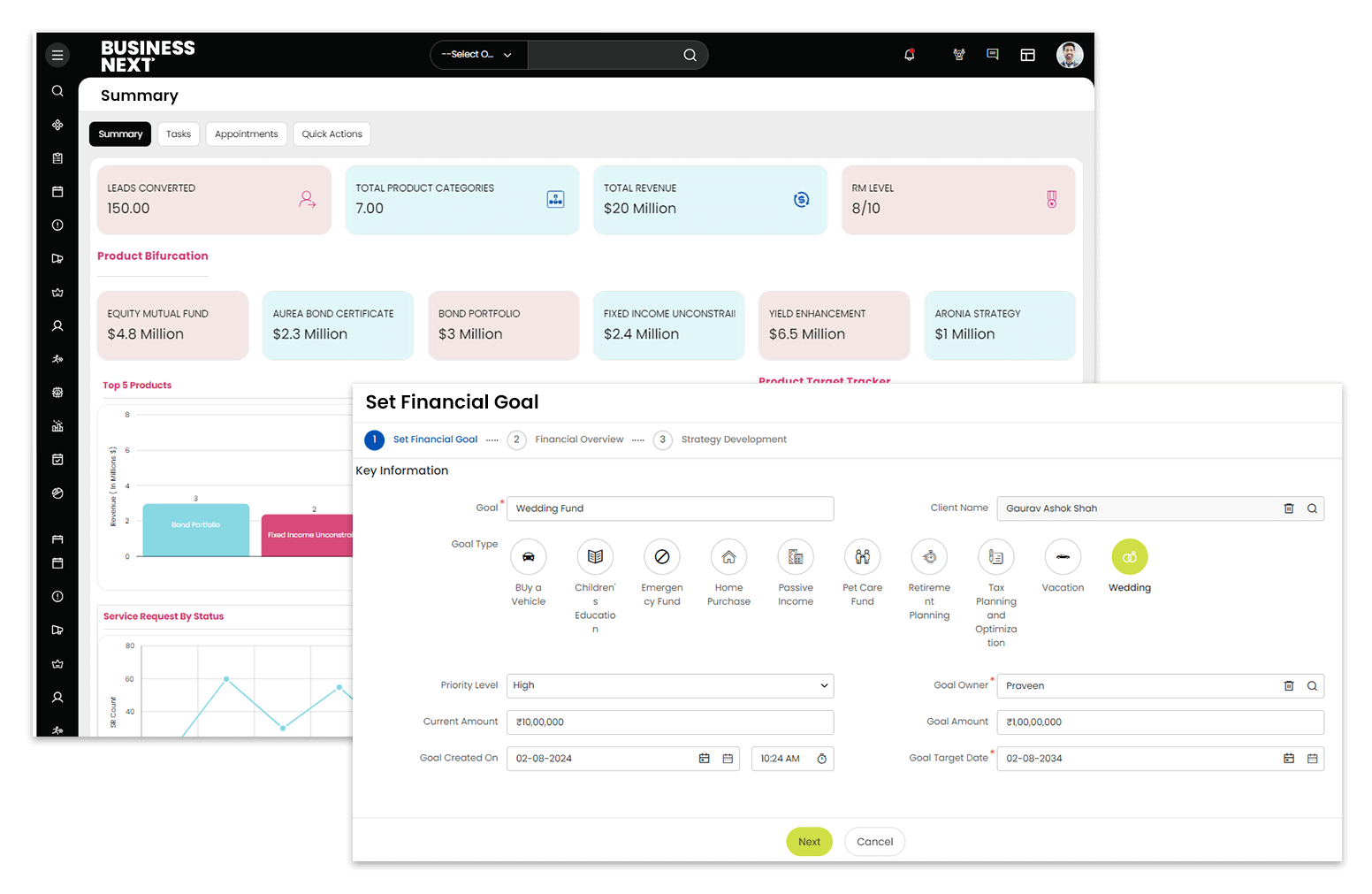 Ability to do, not just view with Customer 360