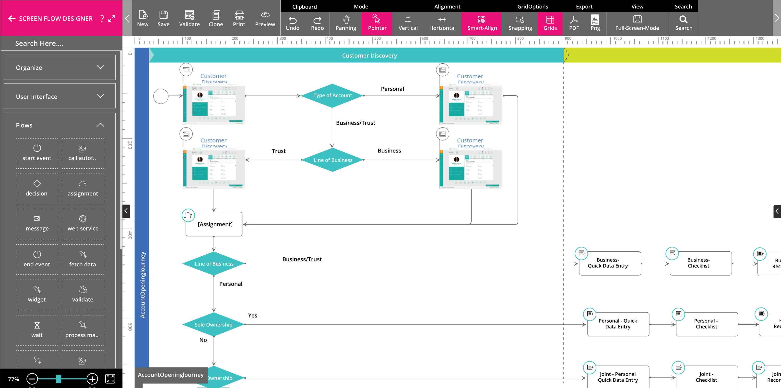 Create attractive, responsive screens with Vivid Screen Designer