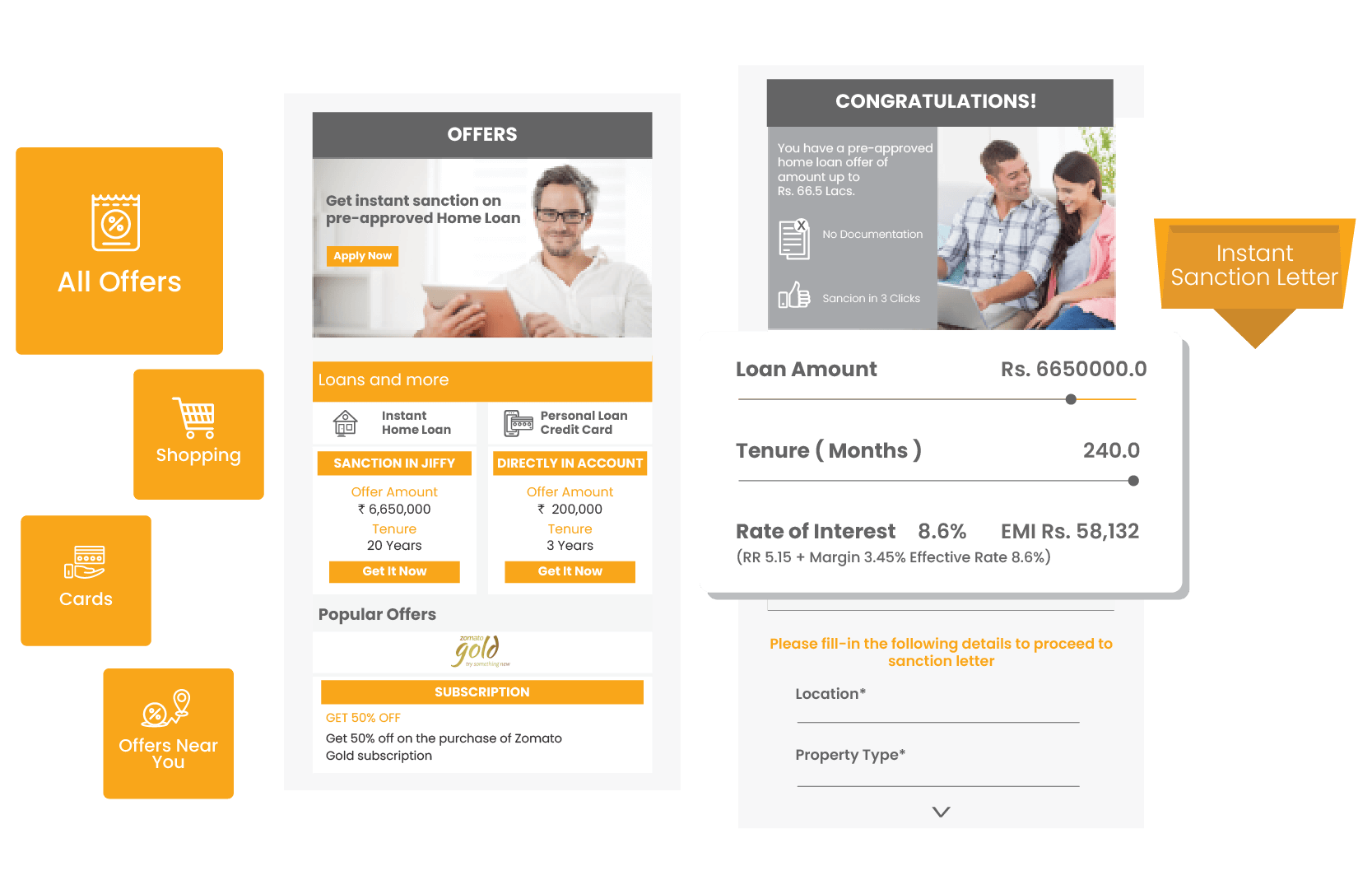 Upgrade lending experience with application capture